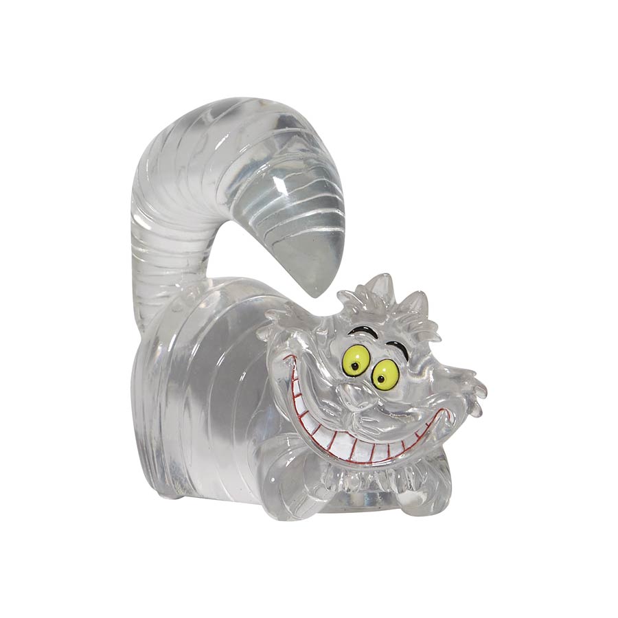 Disney Alice In Wonderland Cheshire Cat Mini Figurine - Clear (2.75-Inch)