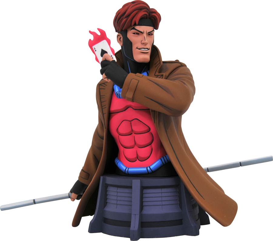 Marvel Animated X-Men Gambit 1/7 Scale Bust - Midtown Comics