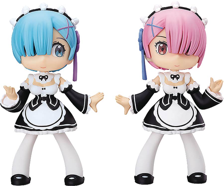 ReZero Starting Life In Another World Rem & Ram Yurumari Soft Vinyl Figure