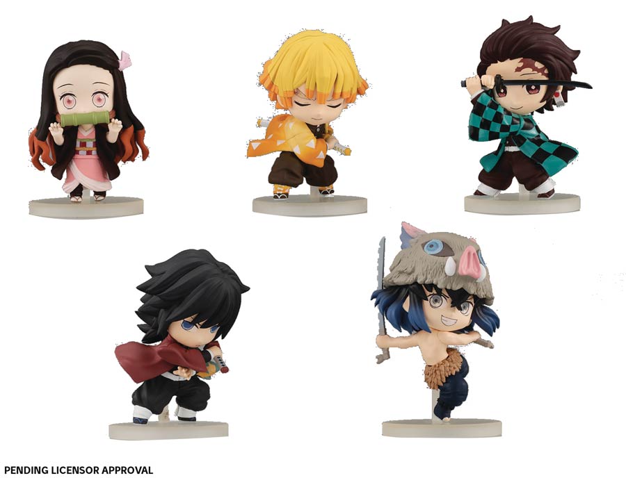 Demon Slayer Kimetsu No Yaiba Chibi Masters PVC Mini Figure 12-Piece Display