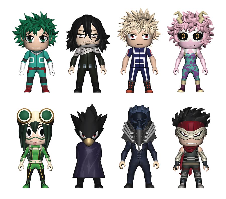 My Hero Academia Whats Your Quirk Titans Mini Figure 18-Piece Display