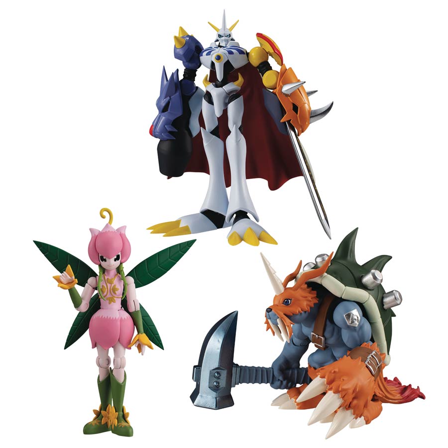 Digimon Adventure Shokugan 3 Shodo Mini Figure 6-Piece Assortment Case