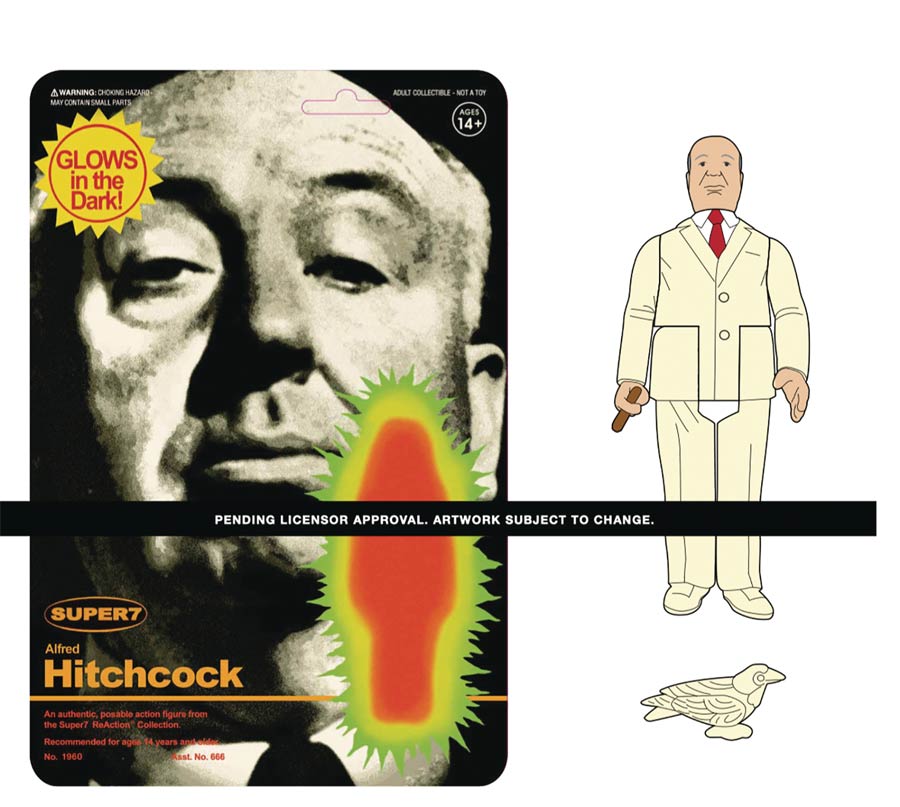 Alfred Hitchcock ReAction Figure - Monster Glow-In-The-Dark