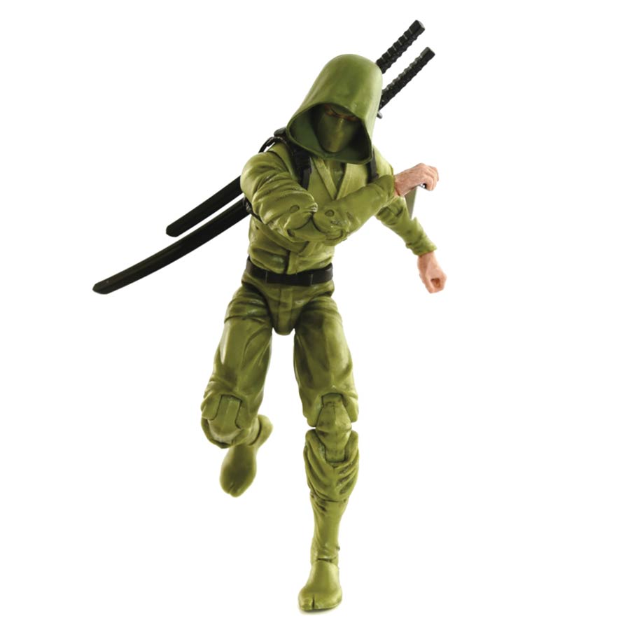 Articulated Icons Basic Ninja 6-Inch Action Figure - Green