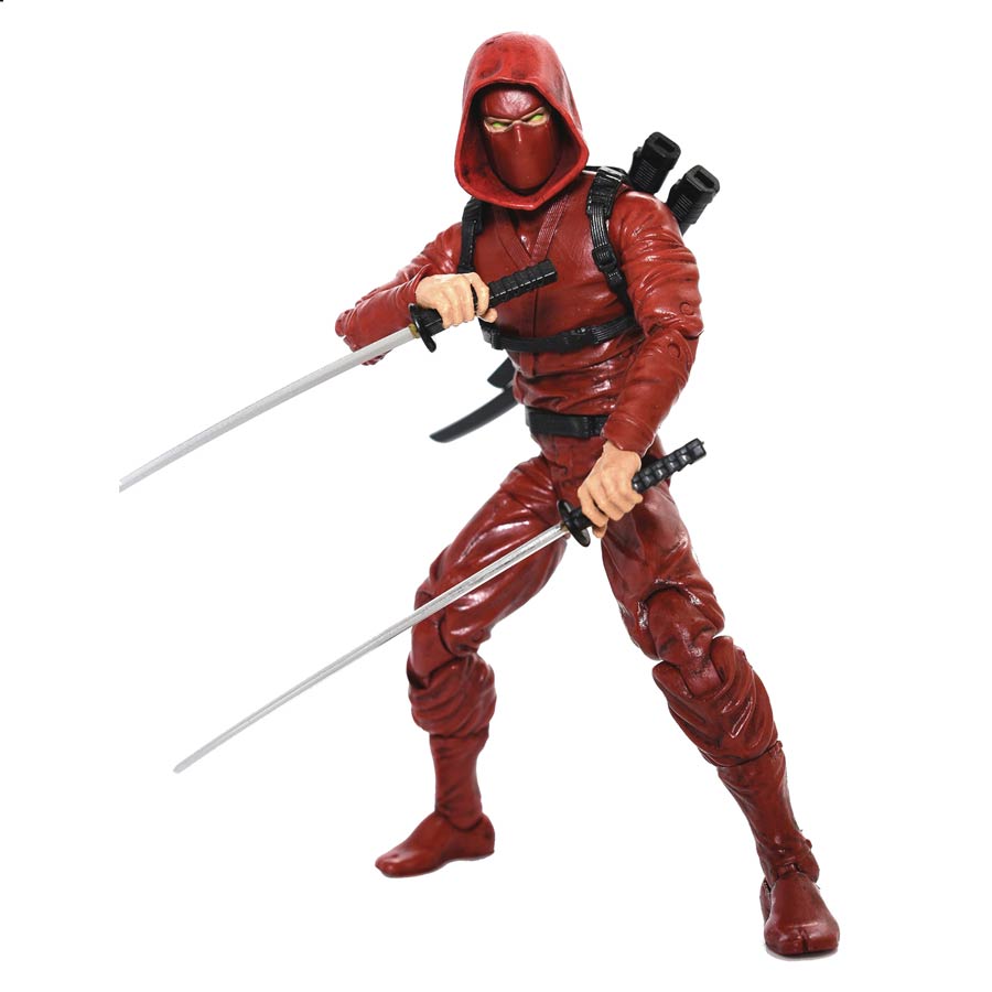 Articulated Icons Ninja 6-Inch Action Figure - Clan Of The Crimson Fury
