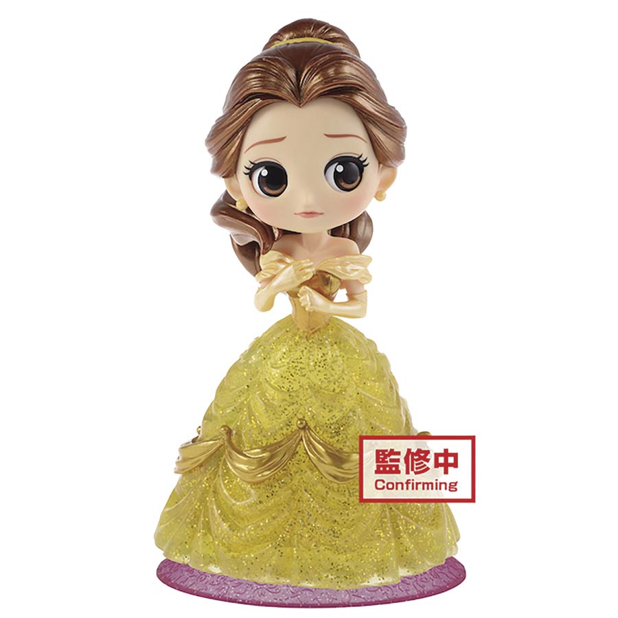 Disney Belle Glitter Q-Posket Figure