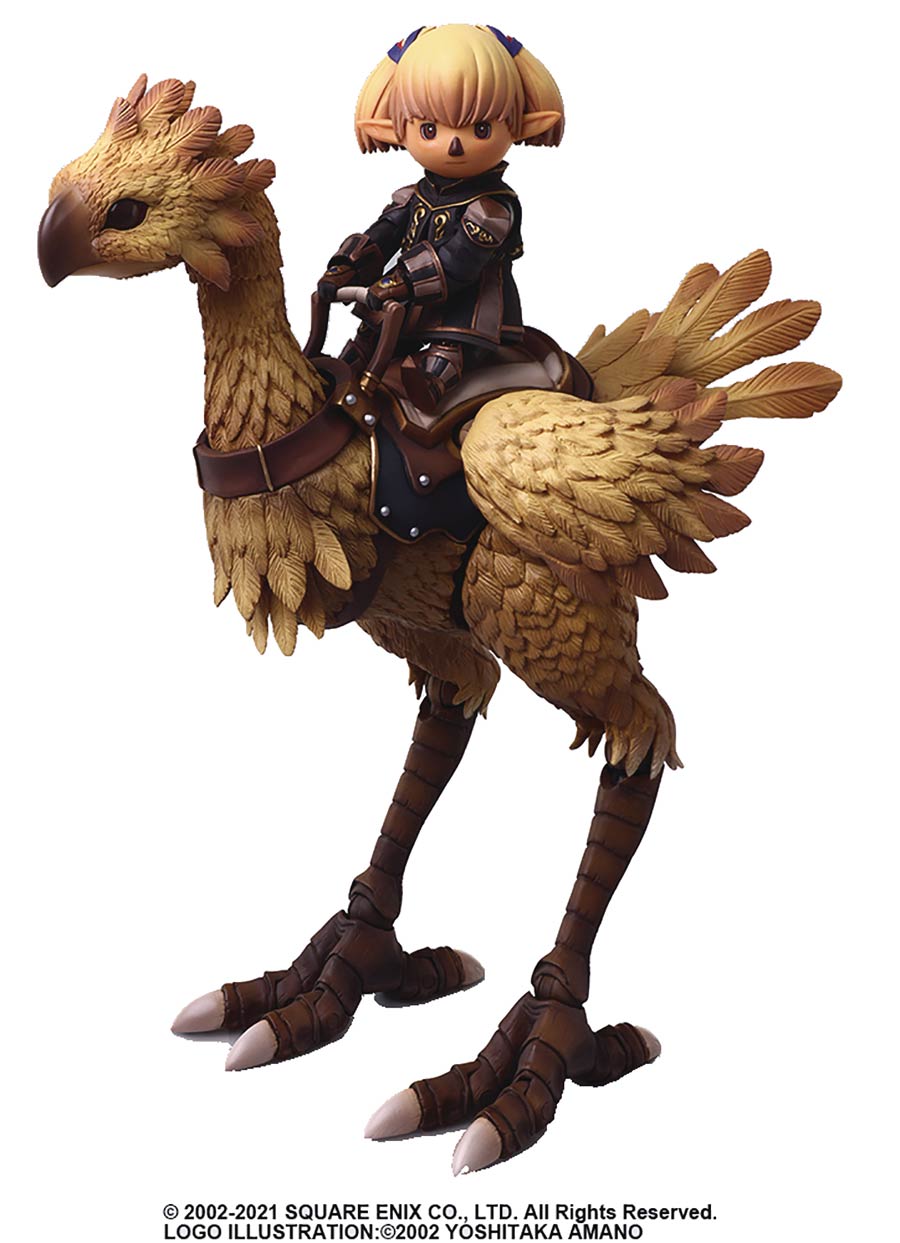 Final Fantasy XI Bring Arts Action Figure - Shantotto & Chocobo Set