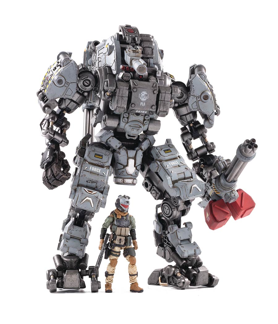 Joy Toy Steel Bone H05 Heavy Firepower Mecha Gray 1/25 Scale Action Figure