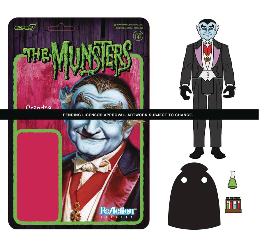 Munsters ReAction Figure Wave 3 - Grandpa Munster
