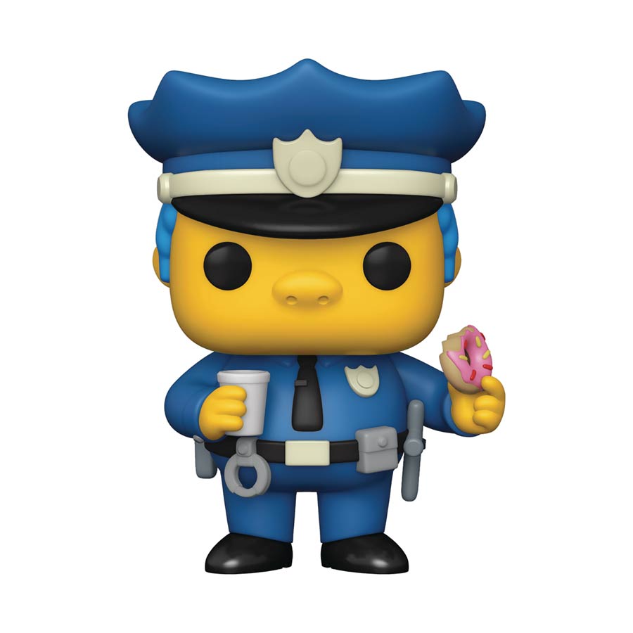POP Animation Simpsons Chief Wiggum Vinyl Figure