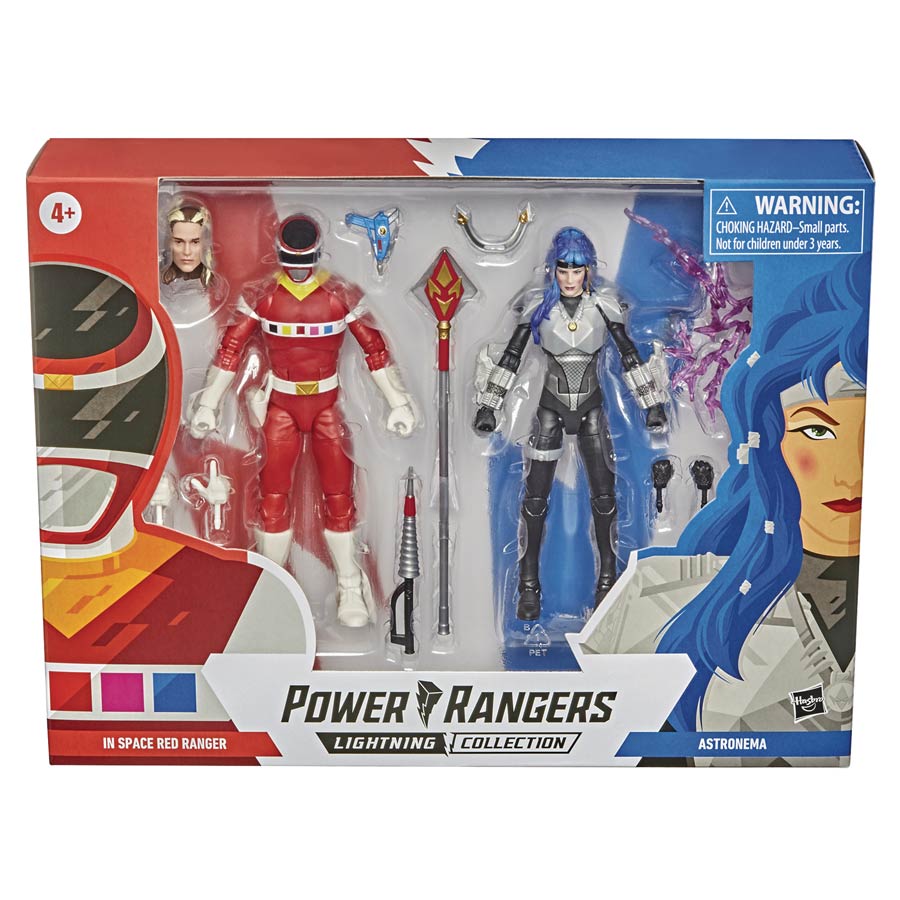 Power Rangers Lightning Collection Battle Pack Powers Ranger In Space Red Ranger & Astronema Action Figure Case