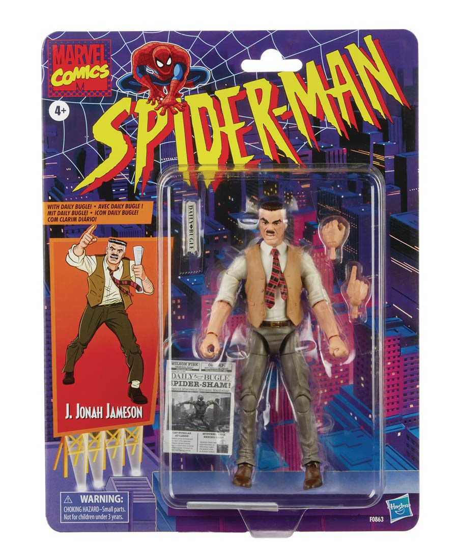 Spider-Man Vintage Collection J Jonah Jameson 6-Inch Action Figure