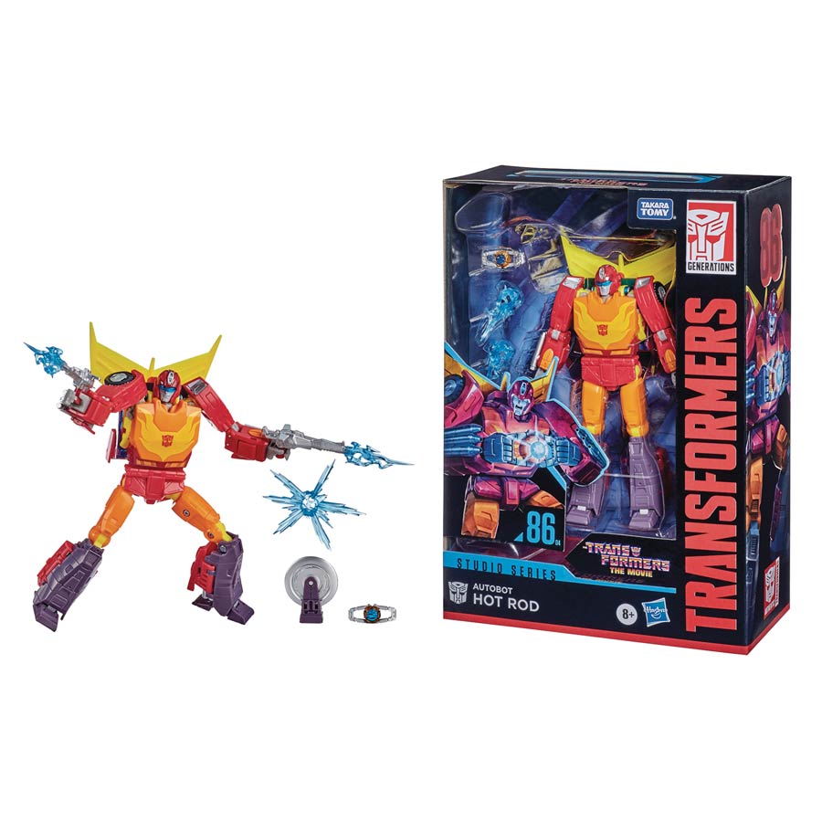 Transformers Generations Studio Series Voyager 86 Hot Rod Action Figure Case