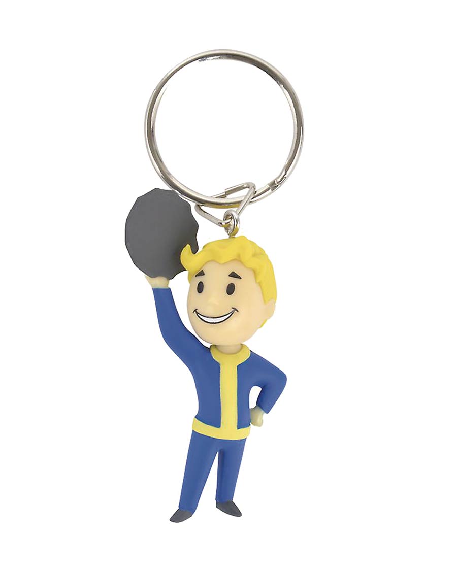 Fallout 76 Vault Boy 3D Keyring - Barter