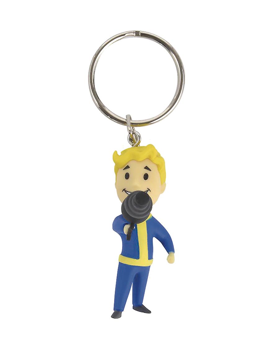 Fallout 76 Vault Boy 3D Keyring - Energy Weapons