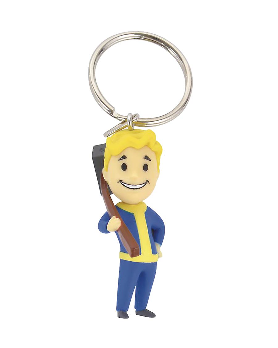 Fallout 76 Vault Boy 3D Keyring - Melee