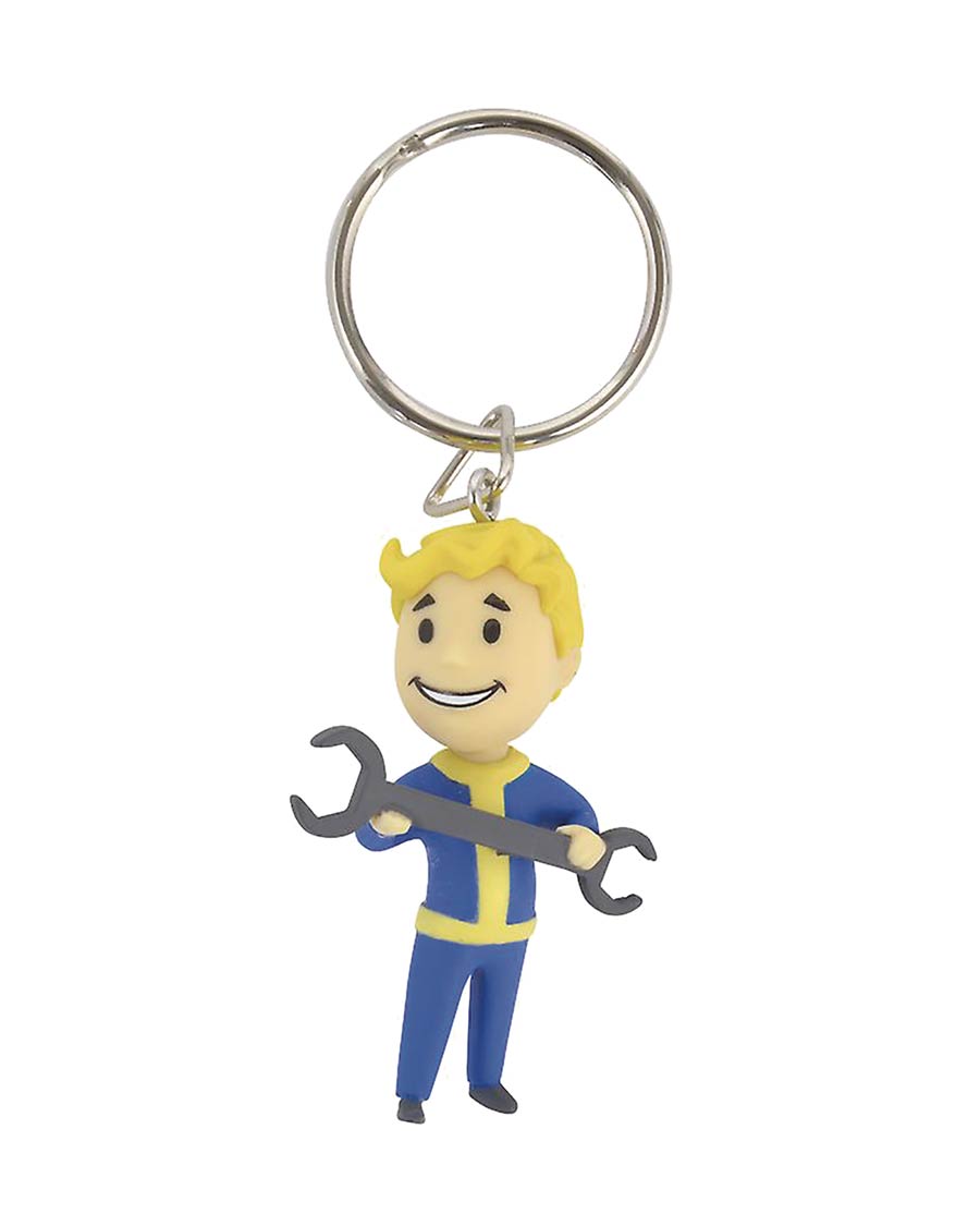 Fallout 76 Vault Boy 3D Keyring - Repair