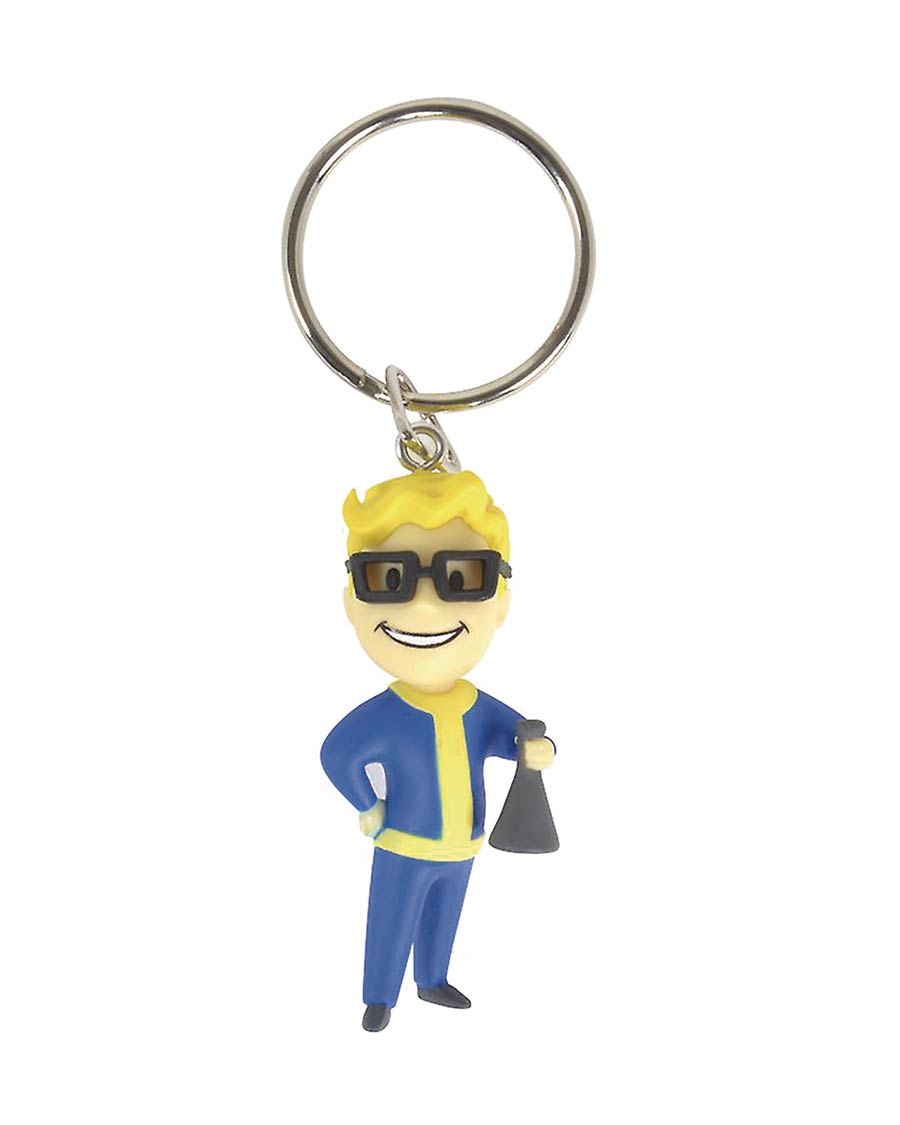 Fallout 76 Vault Boy 3D Keyring - Science