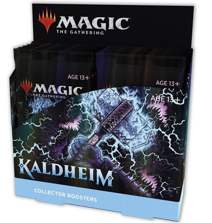 Magic The Gathering Kaldheim Collector Booster Display of 12 Collector Booster Packs
