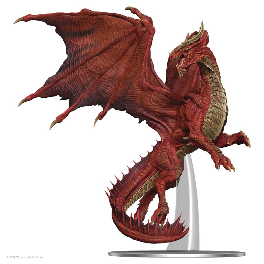 Dungeons & Dragons Icons Of The Realms Adult Red Dragon Premium Figure