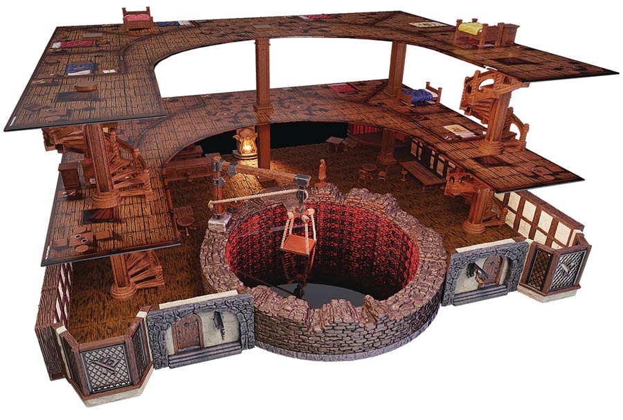 Dungeons & Dragons Icons Of The Realms Miniature Yawning Portal Inn Set