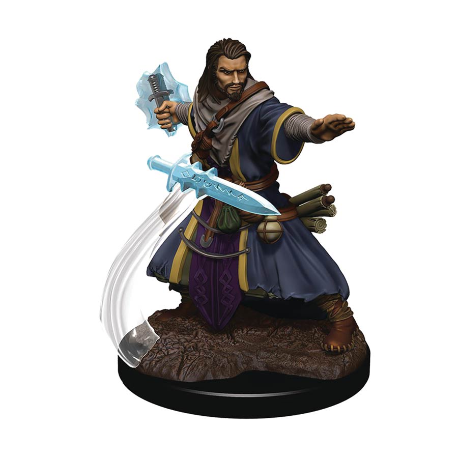 Dungeons & Dragons Icons Of The Realms Premium Pre-Painted Figure - Human Wizard Male