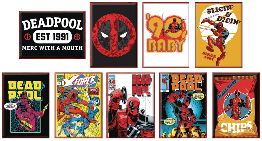 Deadpool 30th Anniversary Magnet 48-Piece Assortment Case