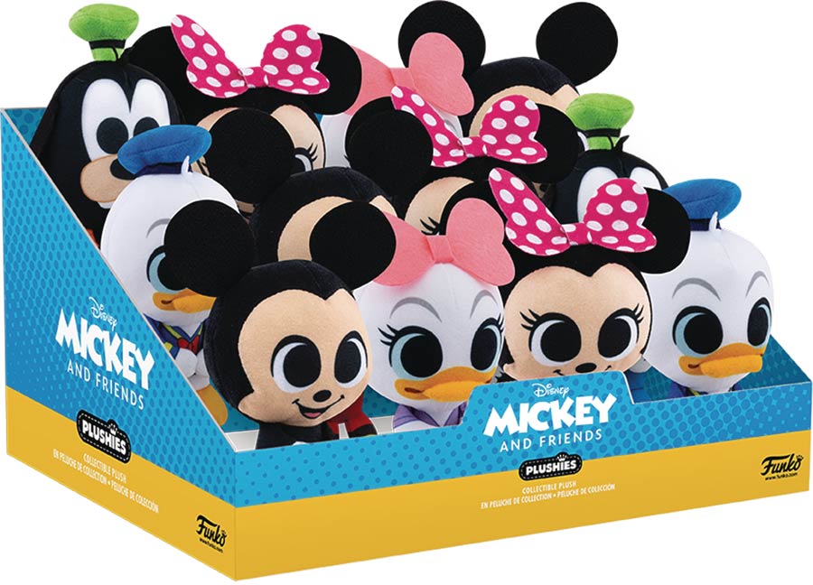 Funko Mickey Mouse 4-Inch Plush Series 1 12-Piece Display