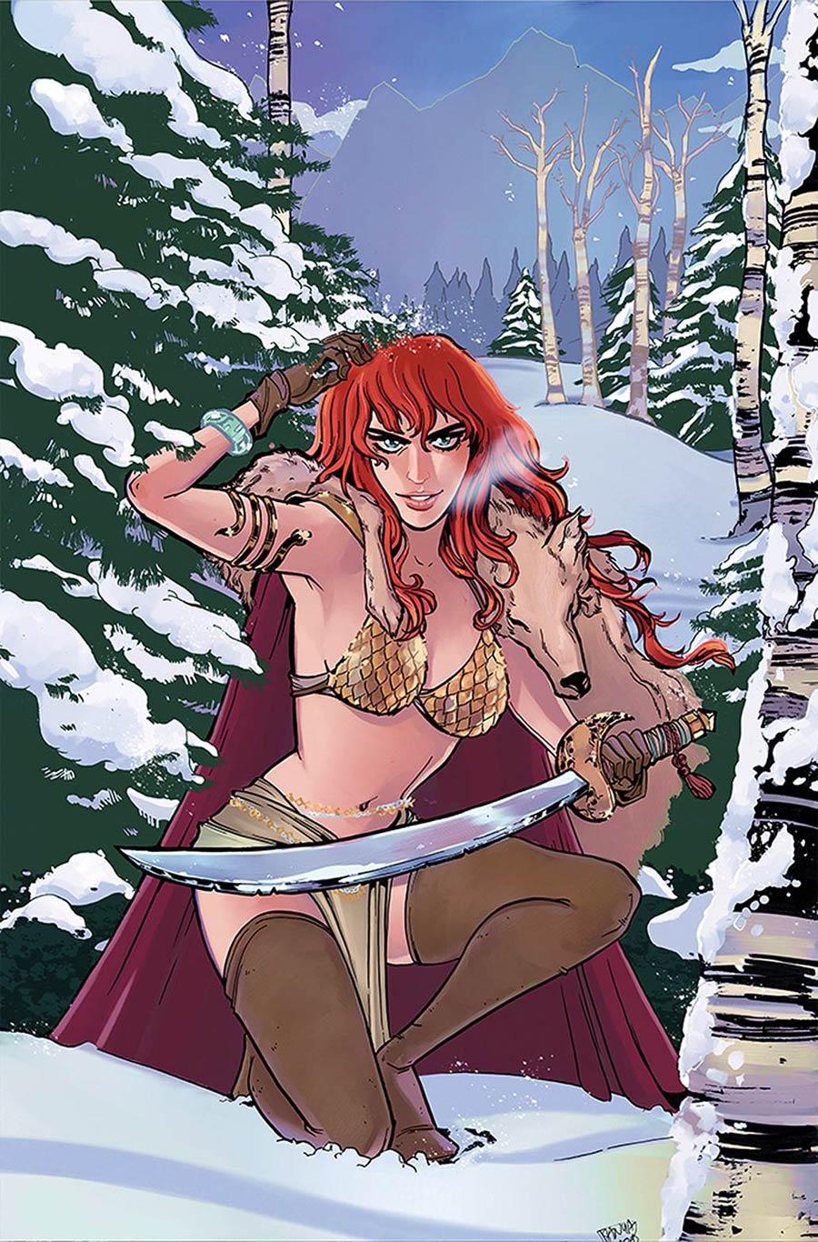 Red Sonja Vol 8 #25 Cover K Incentive Sanya Anwar Virgin Cover