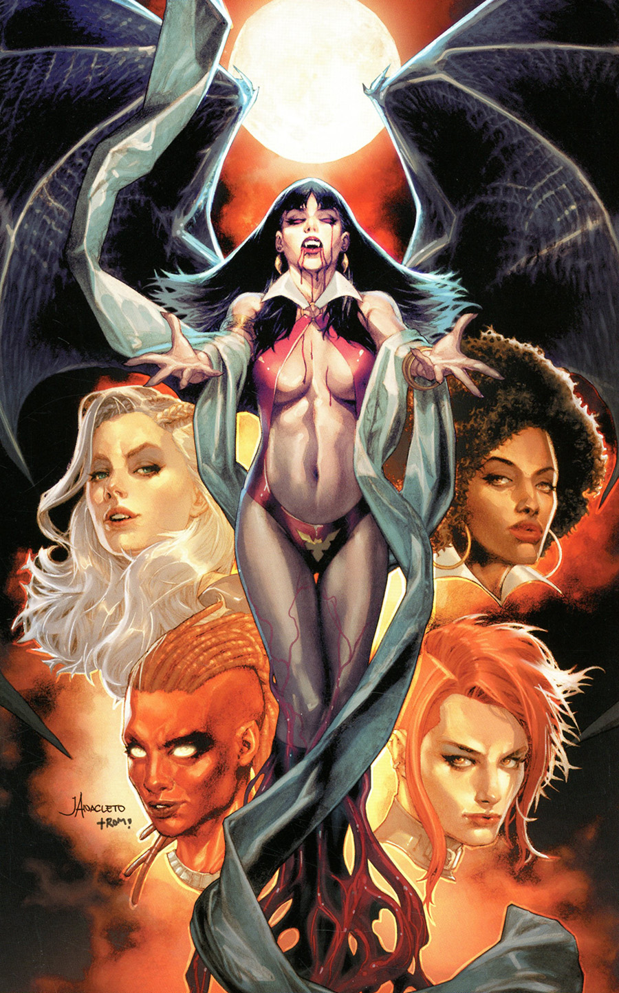 Sacred Six #9 Cover I Incentive Jay Anacleto Virgin Cover