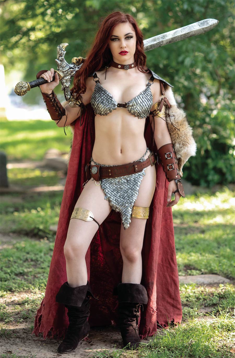 Red Sonja The Superpowers #3 Cover N Incentive Savannah Polson Cosplay Photo Virgin Cover