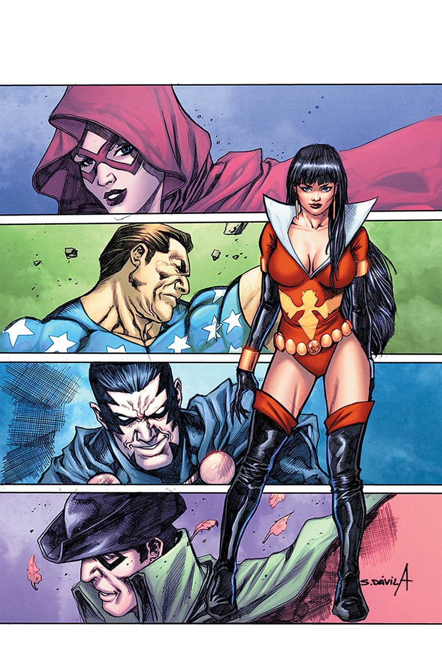 Vampirella The Dark Powers #4 Cover M Incentive Sergio Davila Virgin Cover
