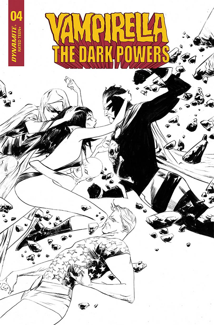 Vampirella The Dark Powers #4 Cover S Incentive Jae Lee Black & White Cover