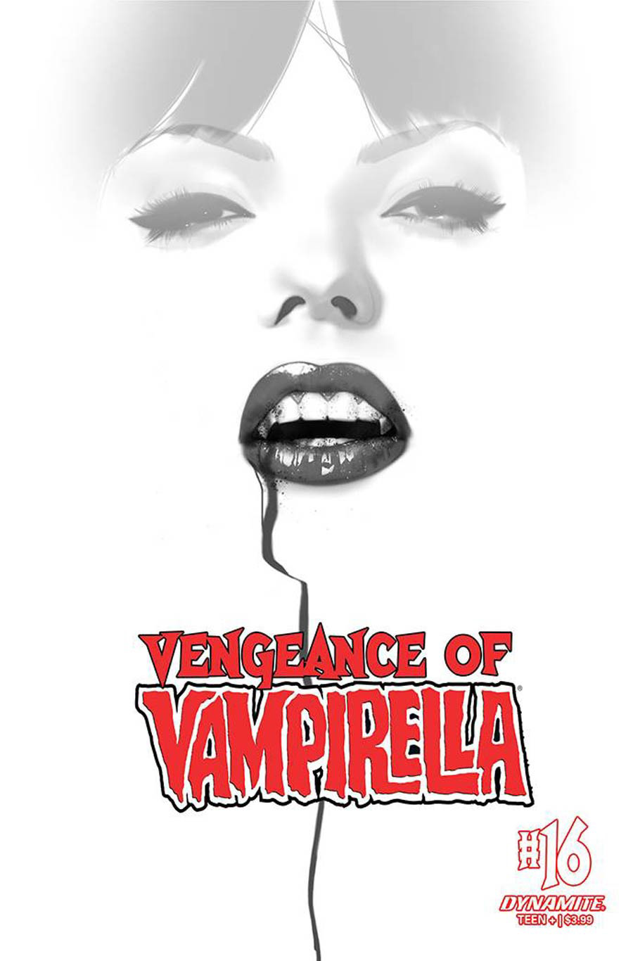 Vengeance Of Vampirella Vol 2 #16 Cover L Incentive Ben Oliver Black & White Cover