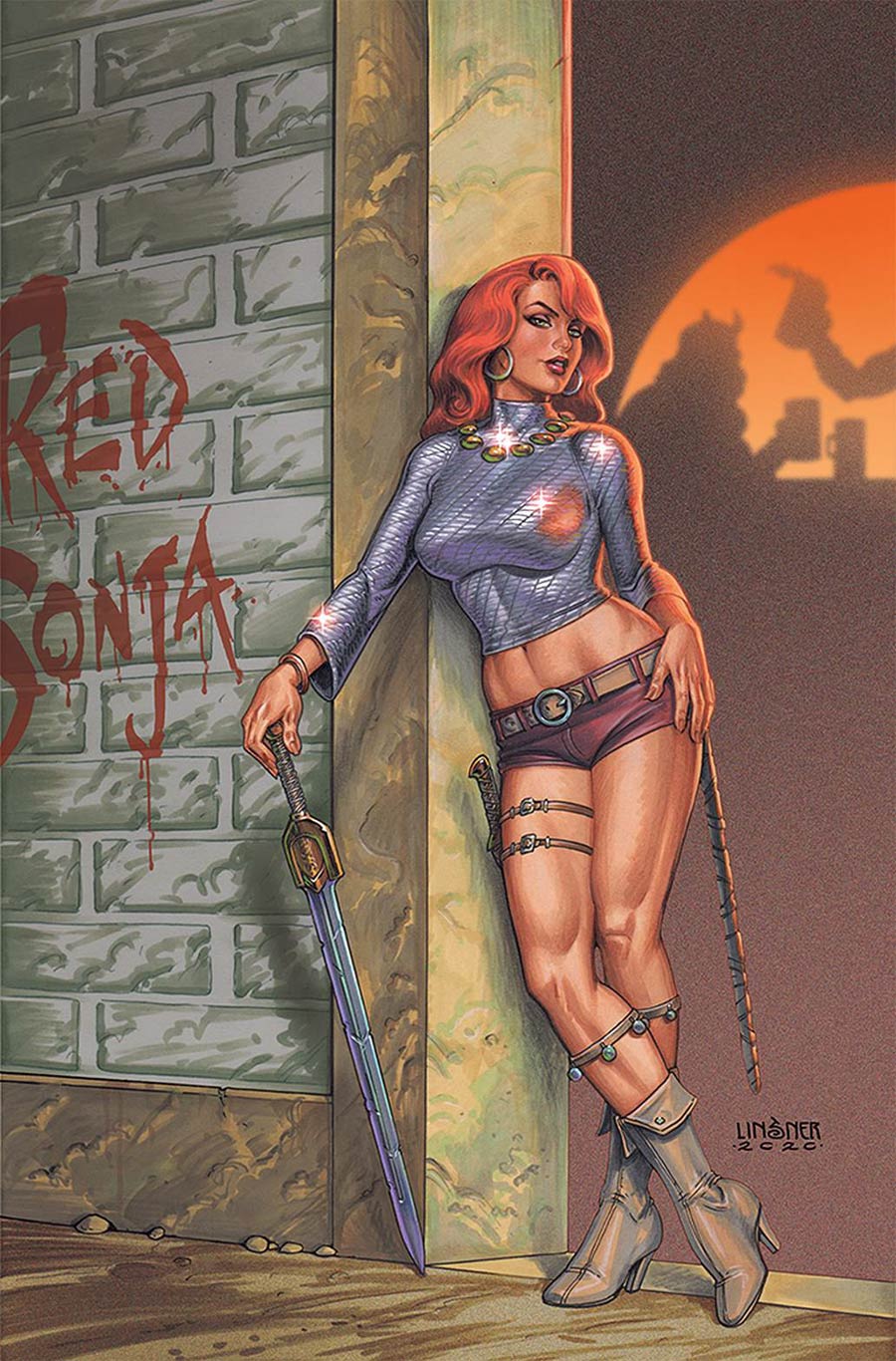 Red Sonja Vol 8 #25 Cover R Limited Edition Joseph Michael Linsner Virgin Cover