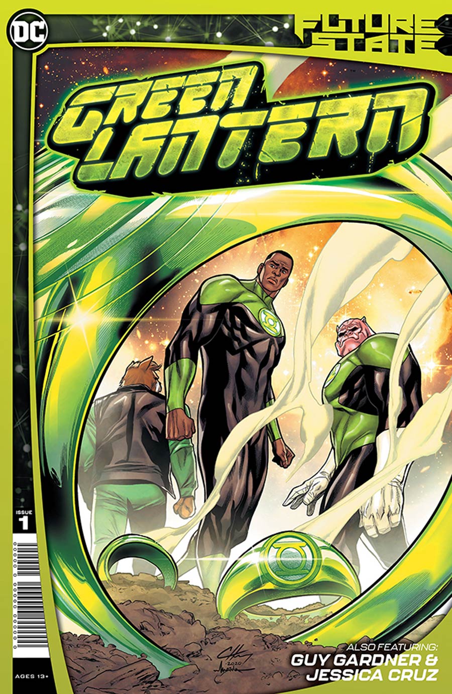 Future State Green Lantern #1 Cover D DF Signed By Tom Raney