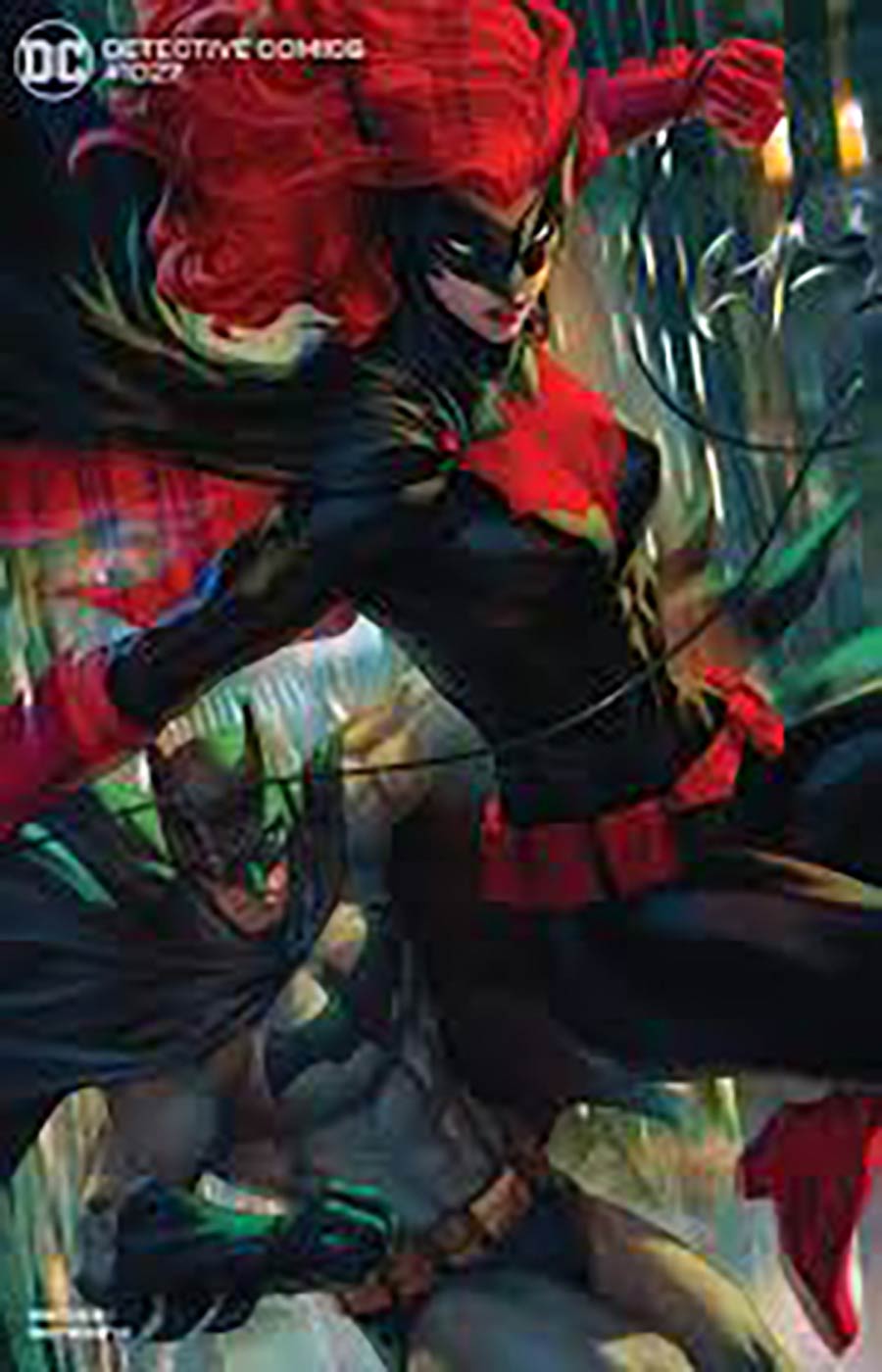 Detective Comics Vol 2 #1027 Cover U DF Stanley Artgerm Lau Batman Batwoman Variant Cover Signed By John Romita Jr