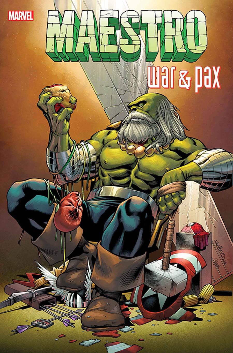 Maestro War And Pax #2 Cover C DF Signed By Peter David