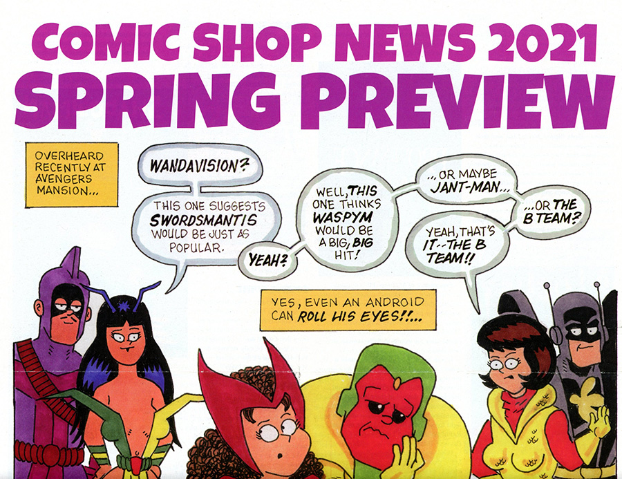 Comic Shop News 2021 Spring Preview - FREE - Limit 1 Per Customer