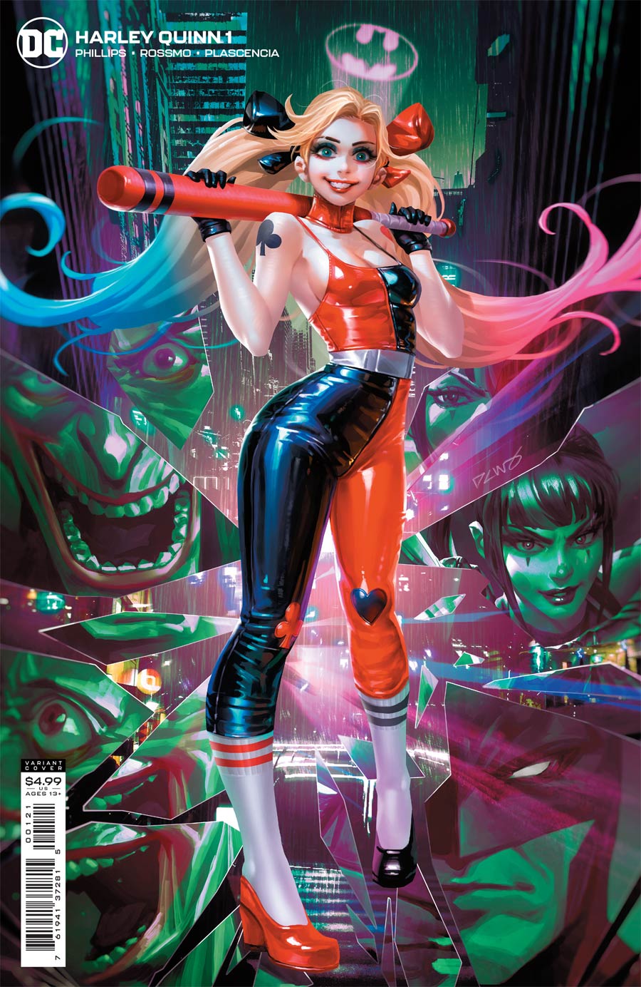 Harley Quinn Vol 4 #1 Cover B Variant Derrick Chew Card Stock Cover