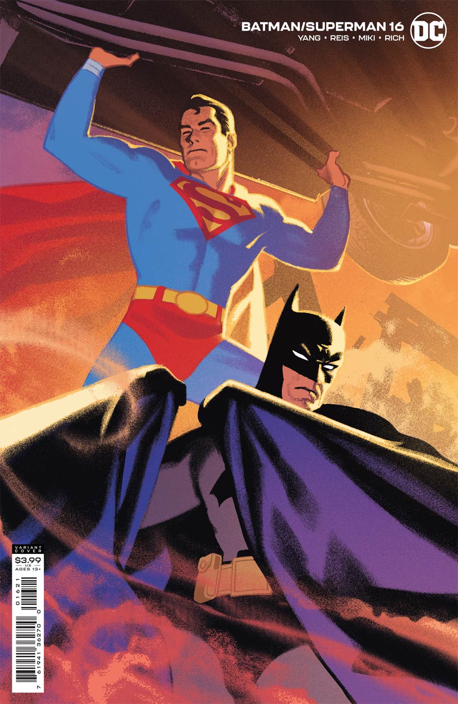 Batman Superman Vol 2 #16 Cover B Variant Greg Smallwood Cover