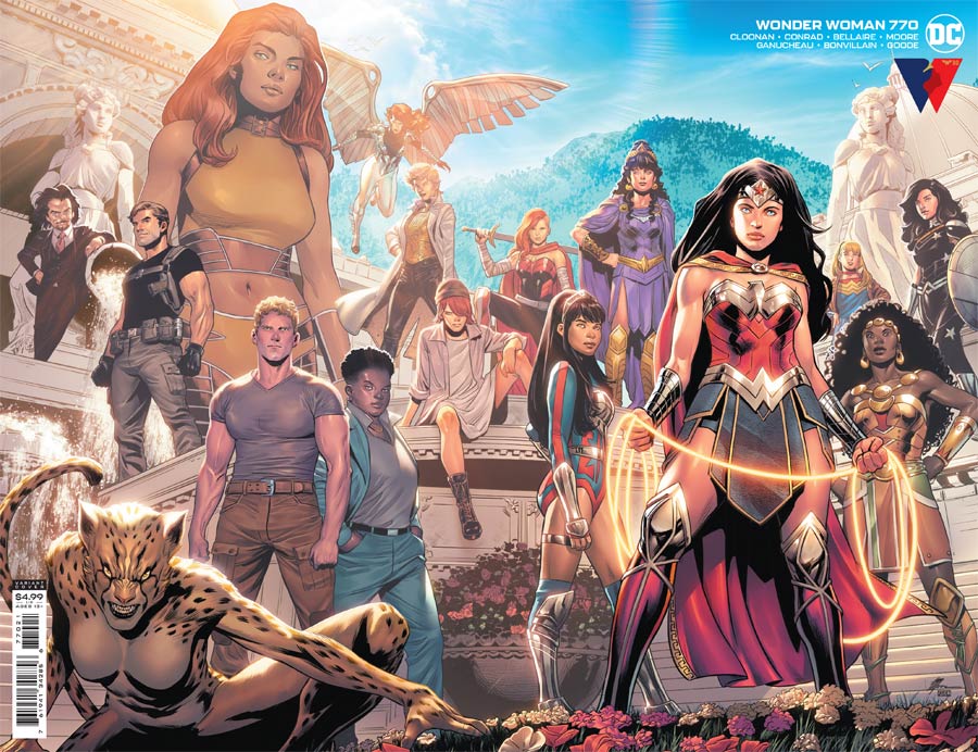 Wonder Woman Vol 5 #770 Cover B Variant Travis Moore Wraparound Cover