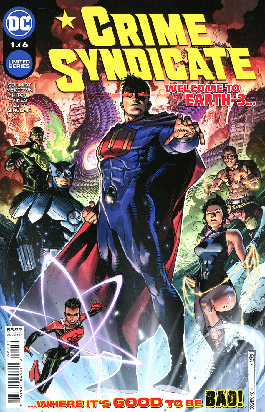 Crime Syndicate #1 Cover A Regular Jim Cheung Cover