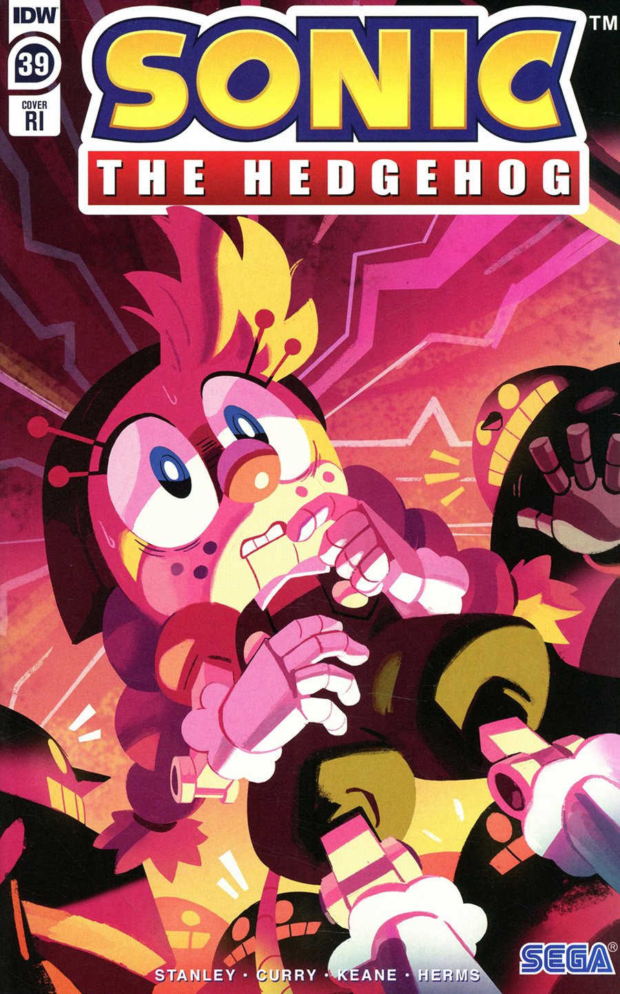 Sonic The Hedgehog Vol 3 #39 Cover C Incentive Nathalie Fourdraine Variant Cover