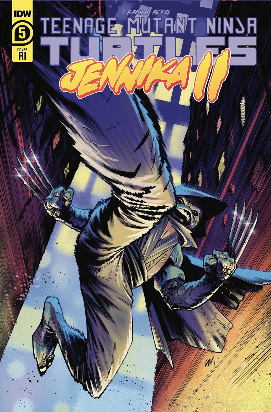 Teenage Mutant Ninja Turtles Jennika II #5 Cover B Incentive Adam Gorham Variant Cover