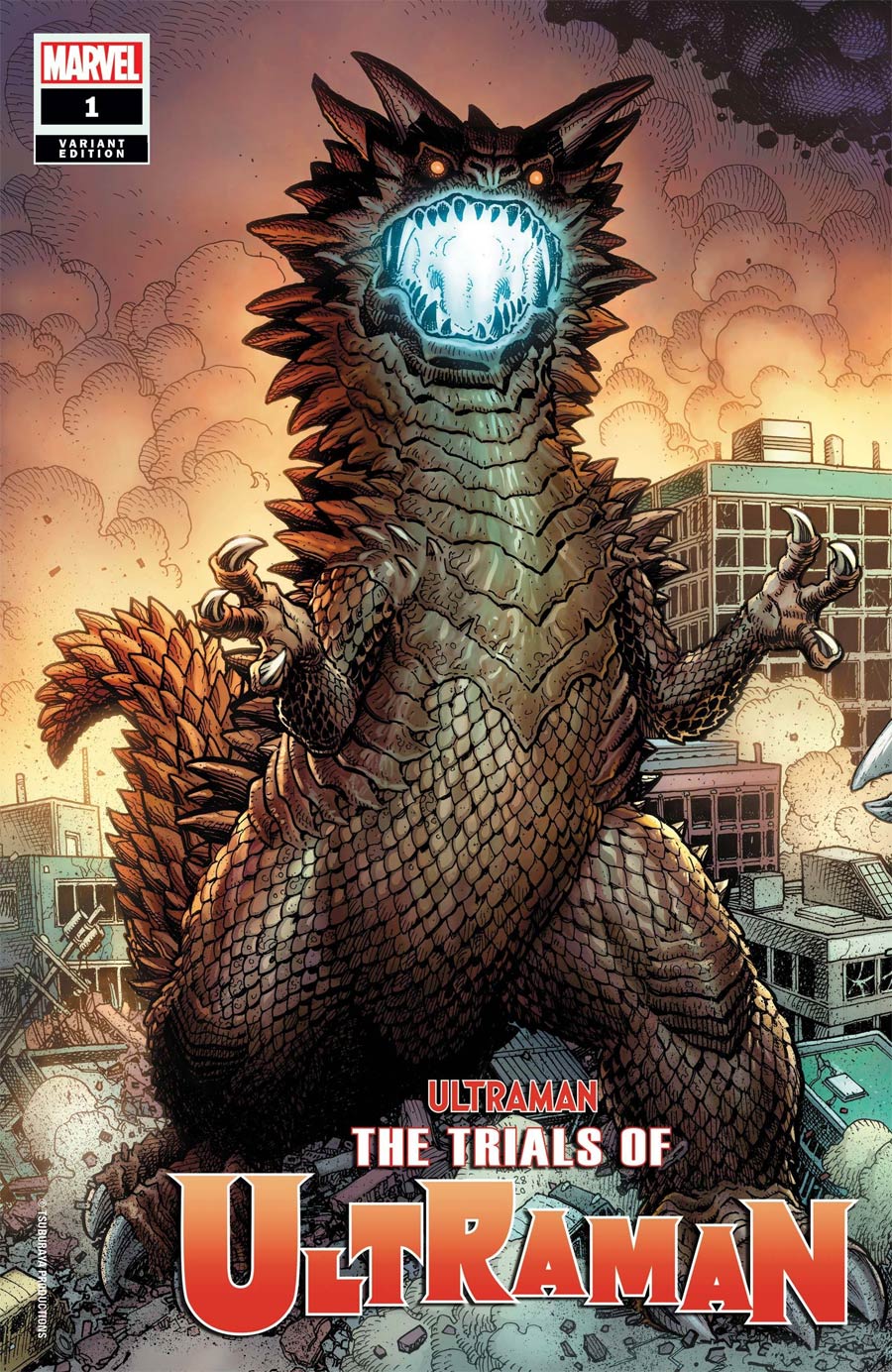 Ultraman Trials Of Ultraman #1 Cover G Incentive Arthur Adams Kaiju Variant Cover