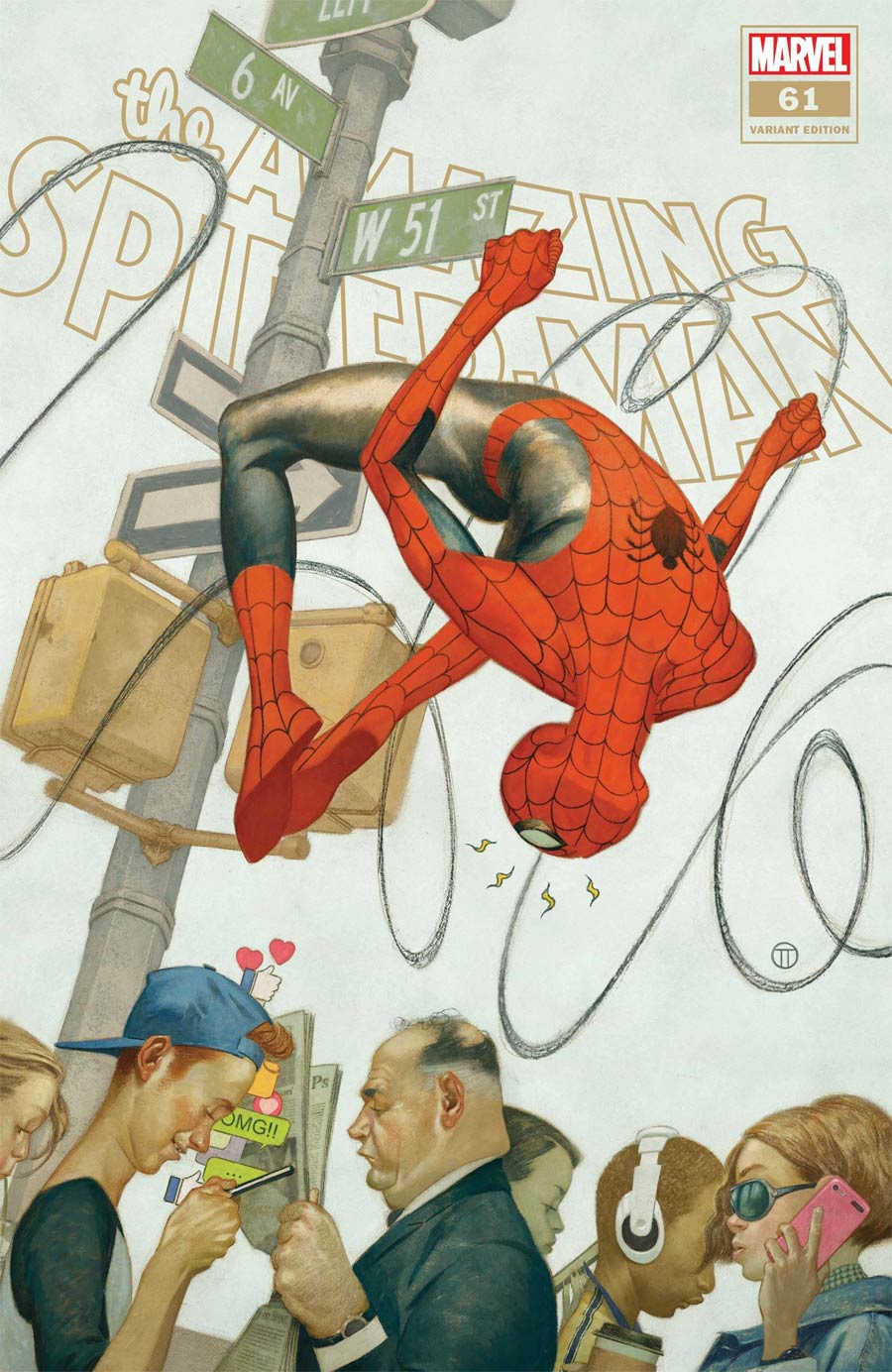 Amazing Spider-Man Vol 5 #61 Cover C Incentive Julian Totino Tedesco Variant Cover