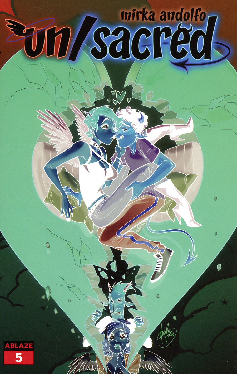 Mirka Andolfos Unsacred Vol 2 #5 Cover G Incentive Mirka Andolfo Negative Cover