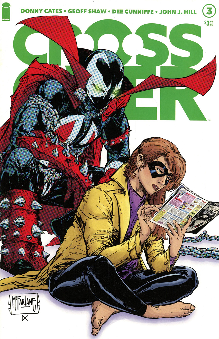 Crossover #3 Cover B Variant Todd McFarlane Cover
