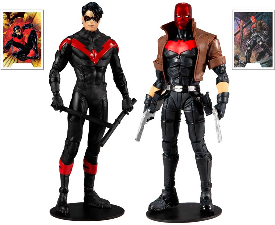 DC Collector Nightwing vs Red Hood 7-Inch Scale 2-Pack Action Figure